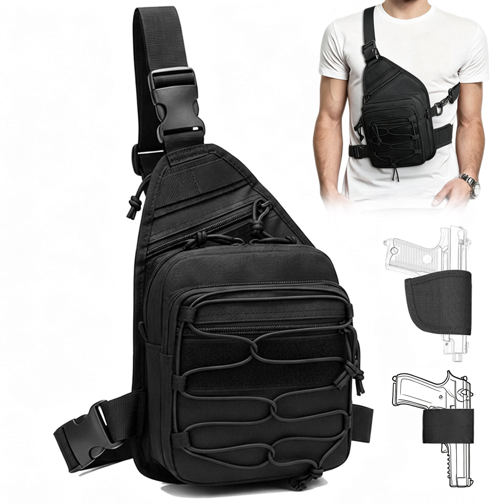 Edc Concealed Carry Bag - Tactical Pistol Gun Storage Bag Concealed