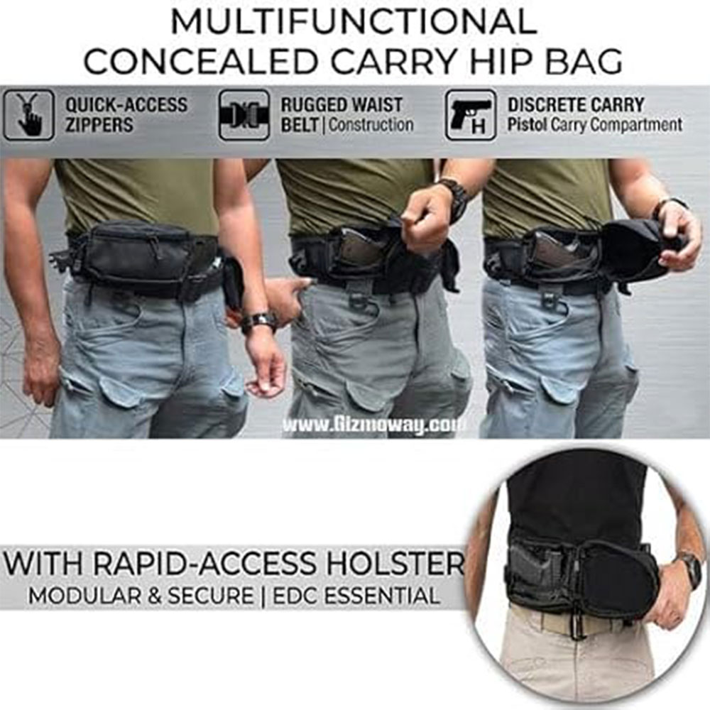 Tactical Pistol Bag Gun Bag Co - огляд і ціна Edc Concealed Carry Bag