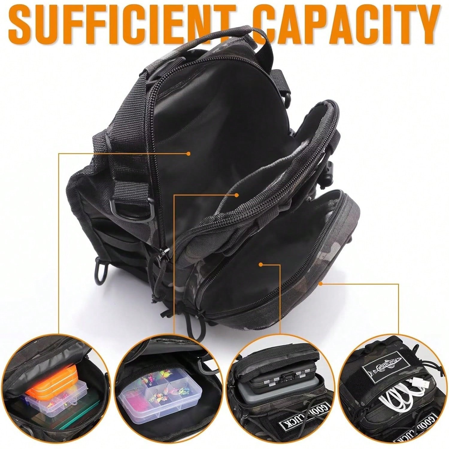 Small Fishing Backpack Waterpr - огляд і ціна Edc Carry Backpack