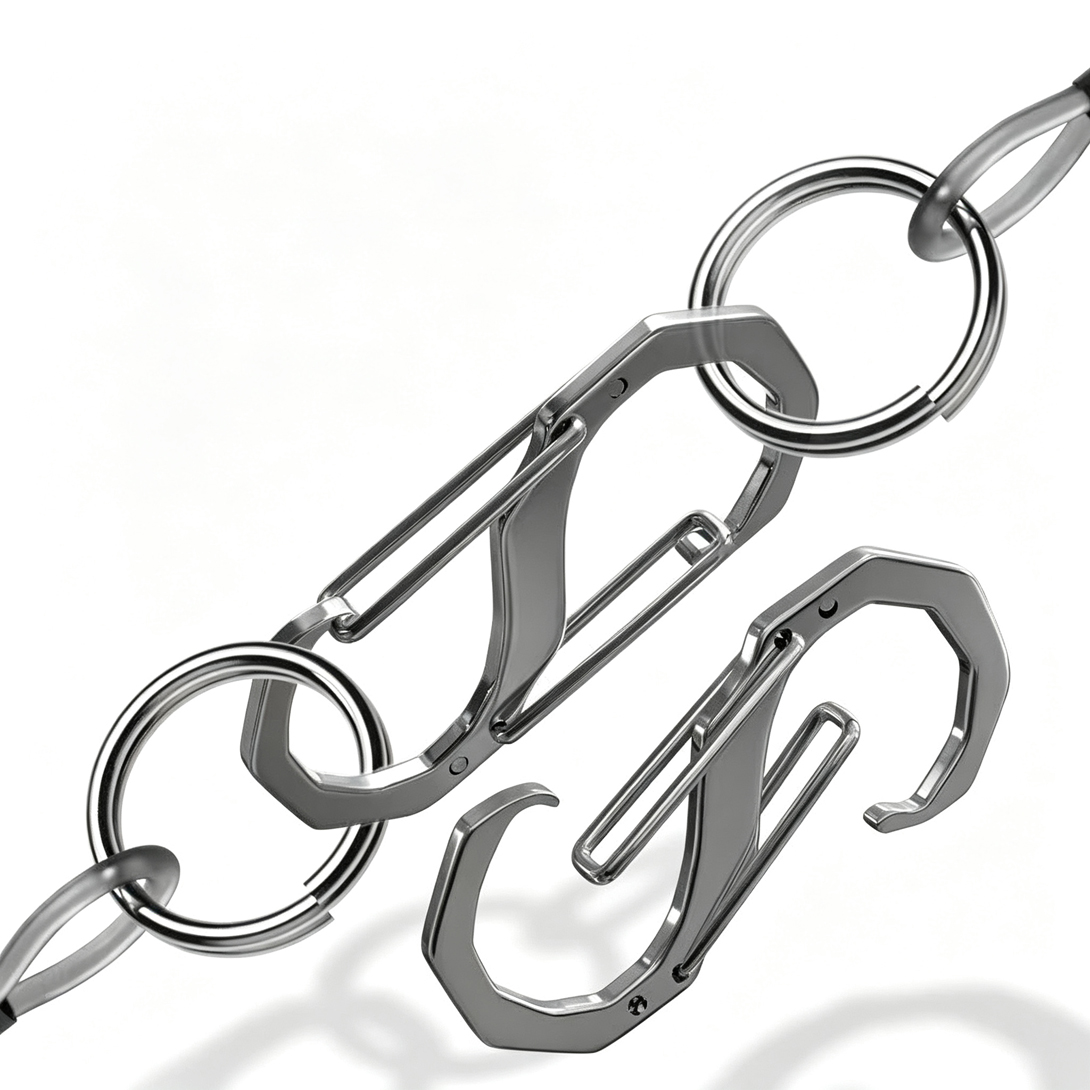 5Pcs Stainless Steel EDC Keych - огляд і ціна Edc Carry Backpack